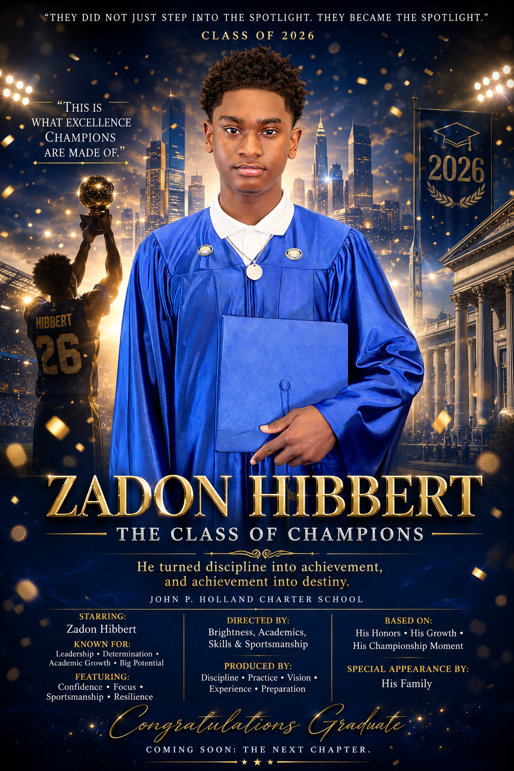 Zadon Hibbert — The Class of Champions poster